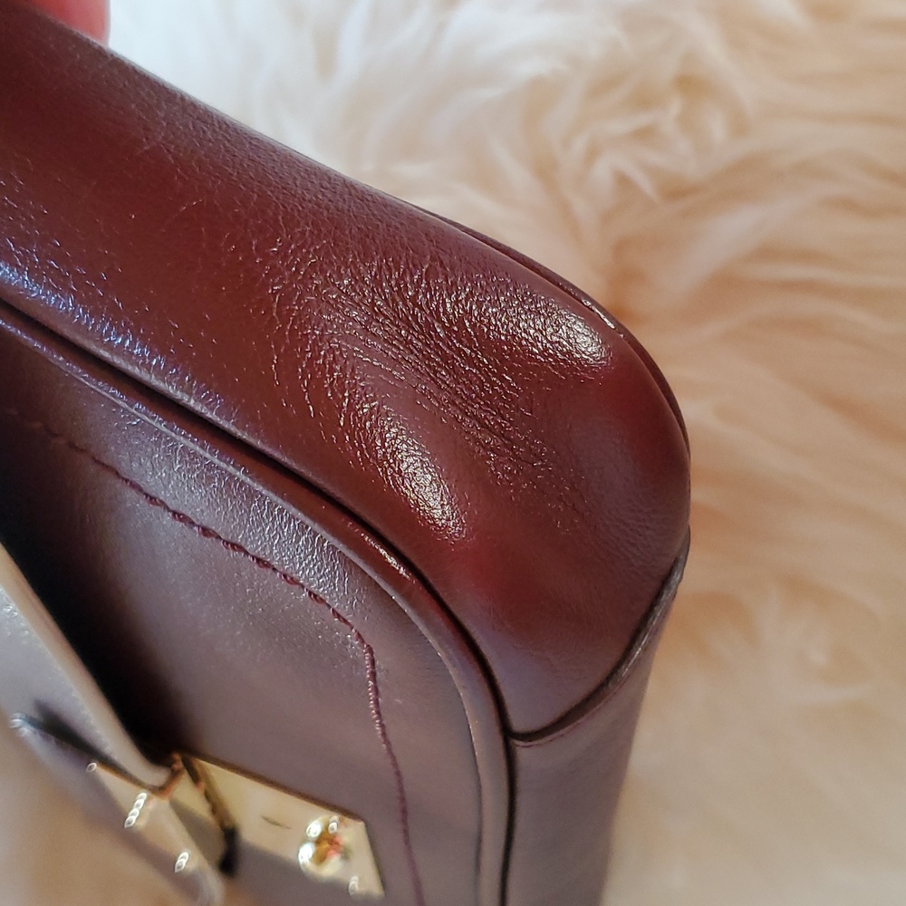 Marc Jacobs "Mini Polly" Convertible Leather Crossbody & Shoulder Bag, Chestnut - Picture 7 of 15